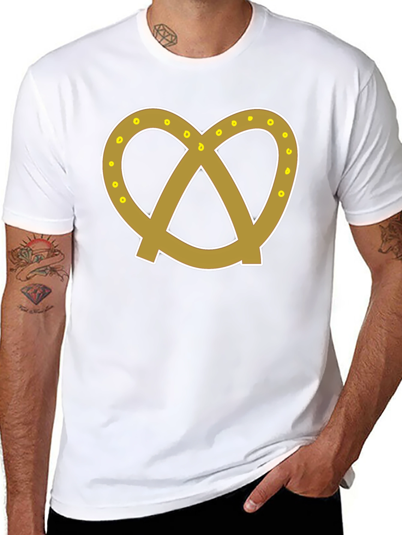 Pretzel Graphic Tee - Casual Comfort