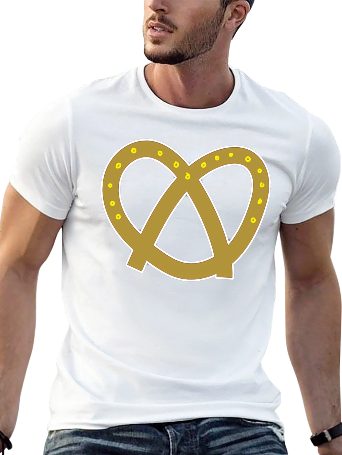 Pretzel Graphic Tee - Casual Comfort