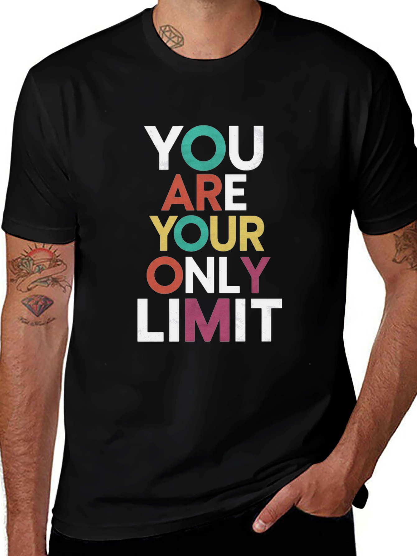 Motivational T-Shirt - You Are Your Only Limit