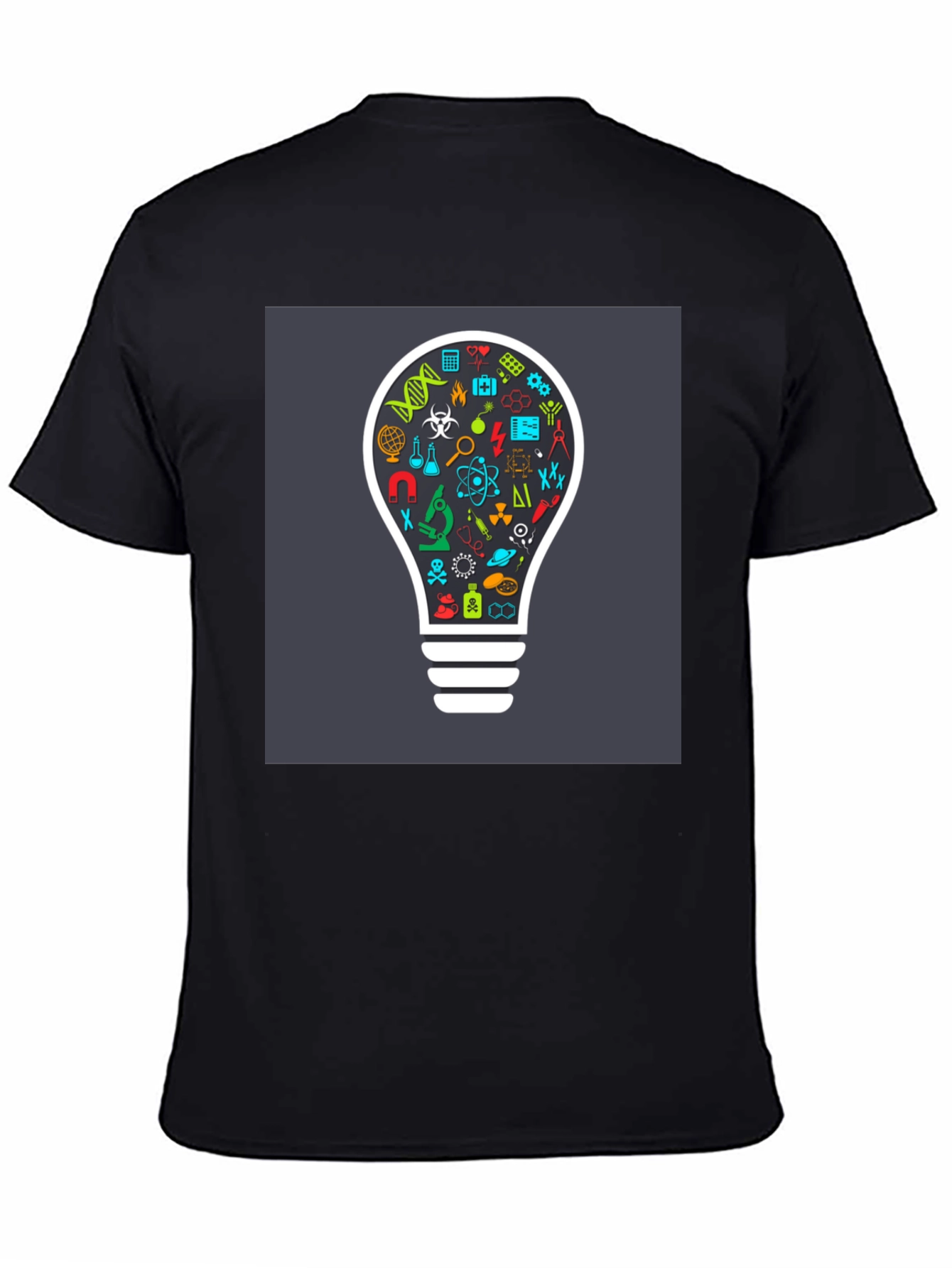 Science Bulb Graphic Tee - Smart Casual Style