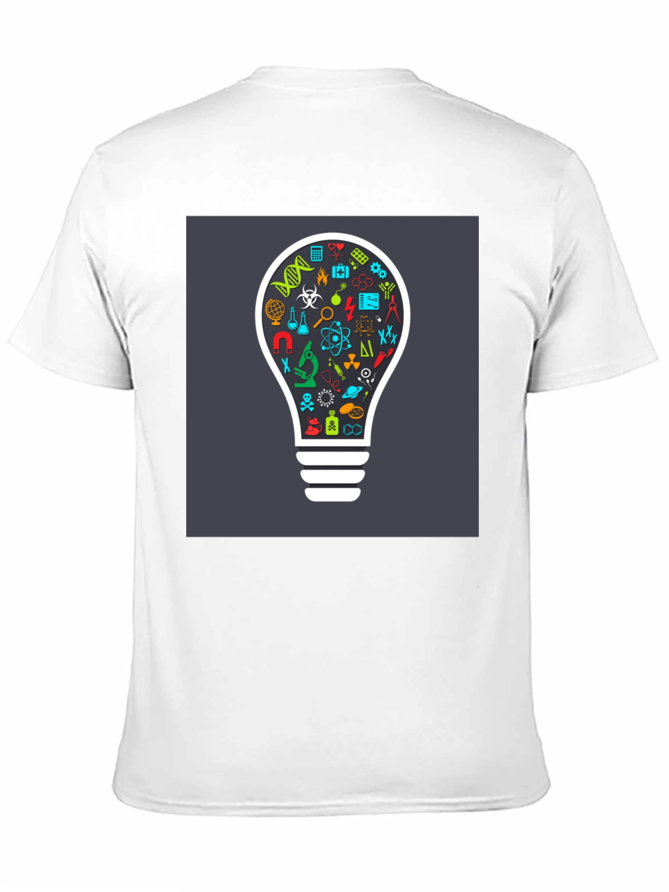 Science Bulb Graphic Tee - Smart Casual Style