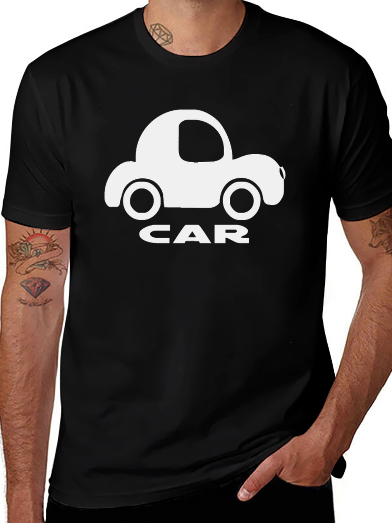 Car Graphic Tee - Stylish & Comfortable