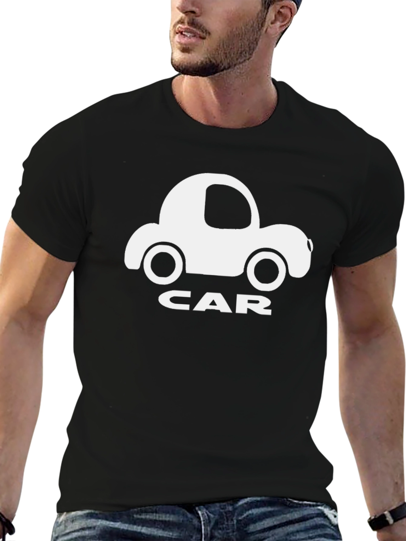 Car Graphic Tee - Stylish & Comfortable