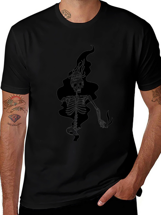 Skeleton Graphic Print T-Shirt