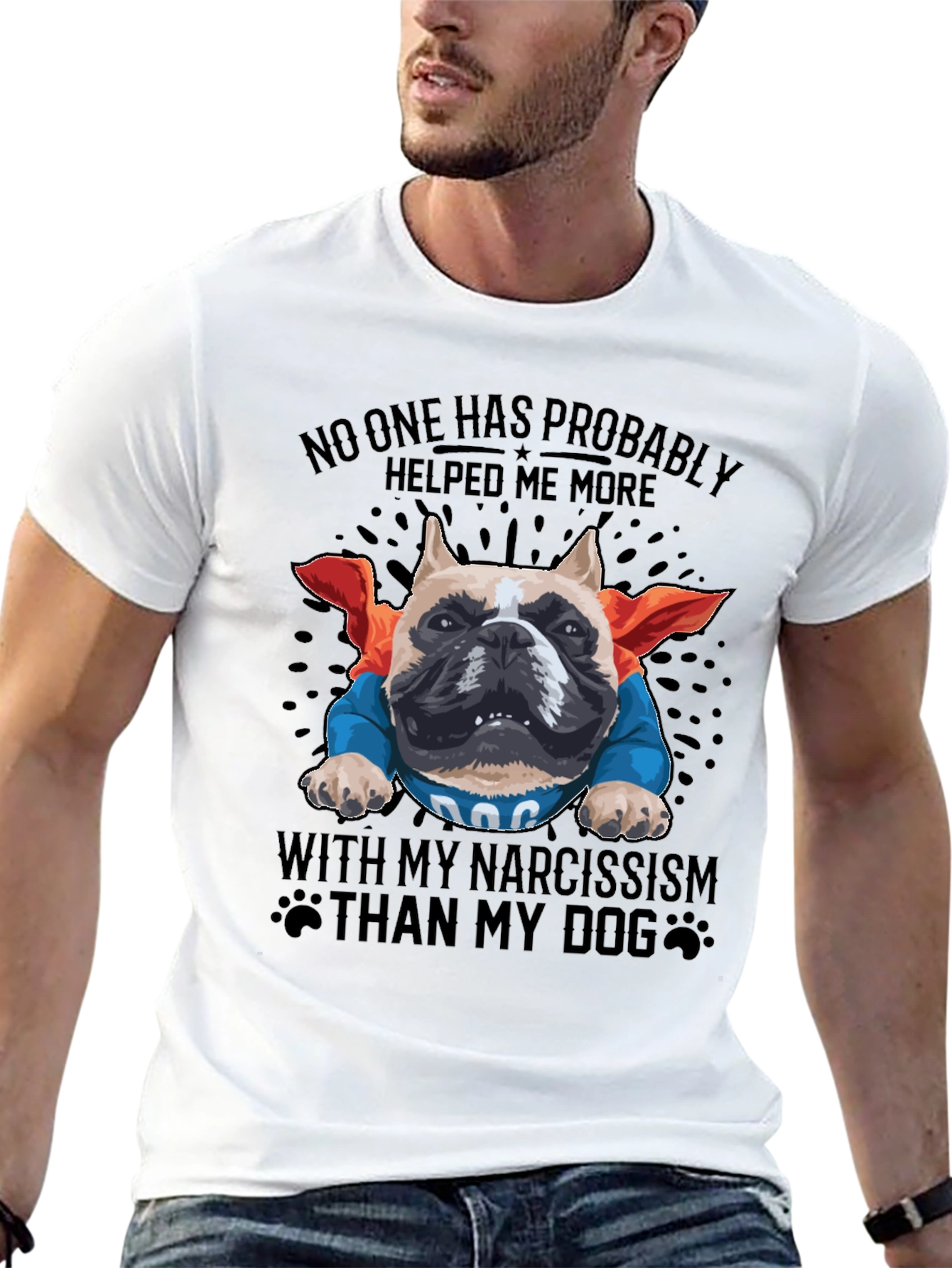 Funny Dog Narcissism T-Shirt