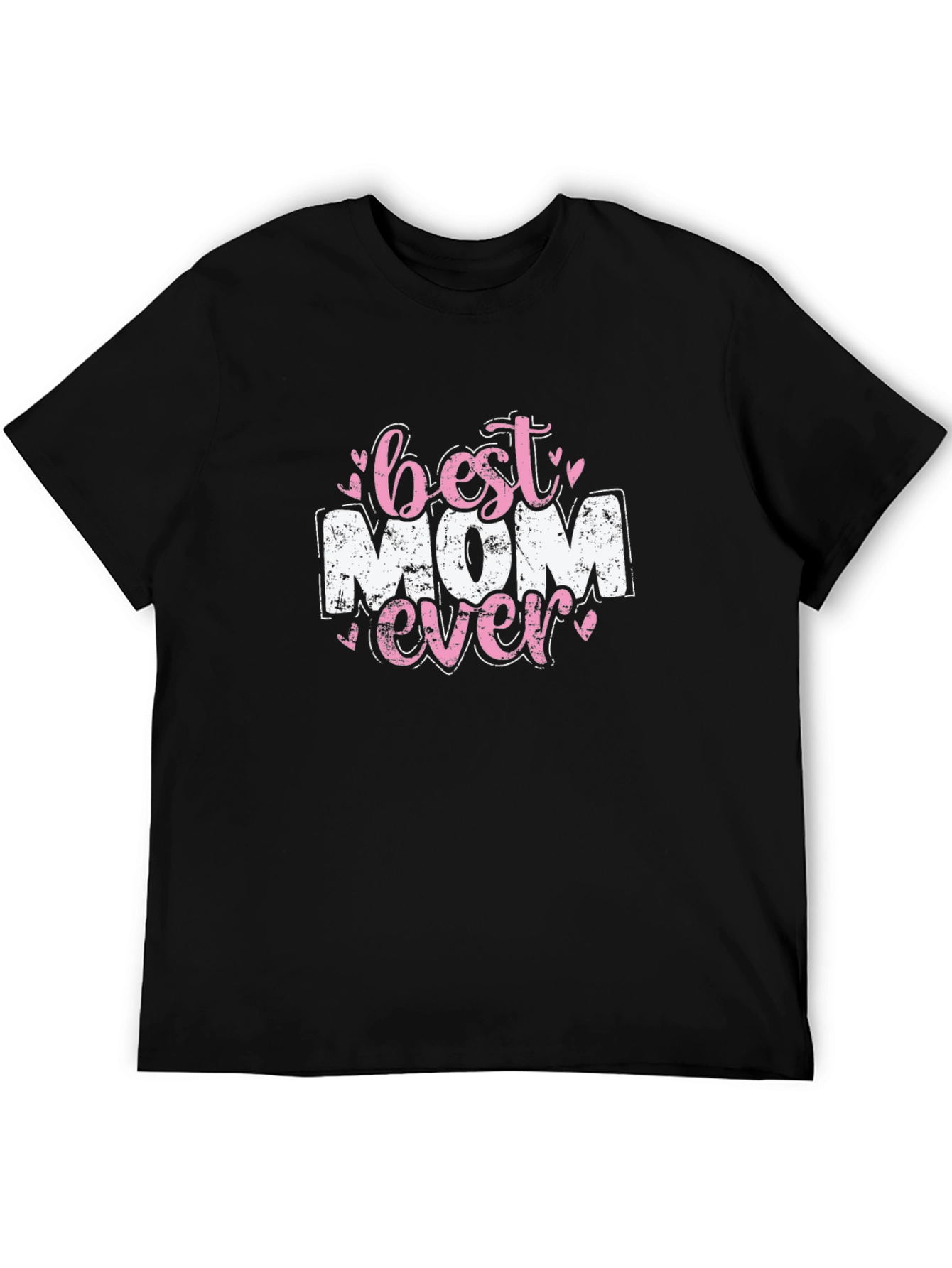 Best Mom Ever Graphic Tee - Black Casual Shirt