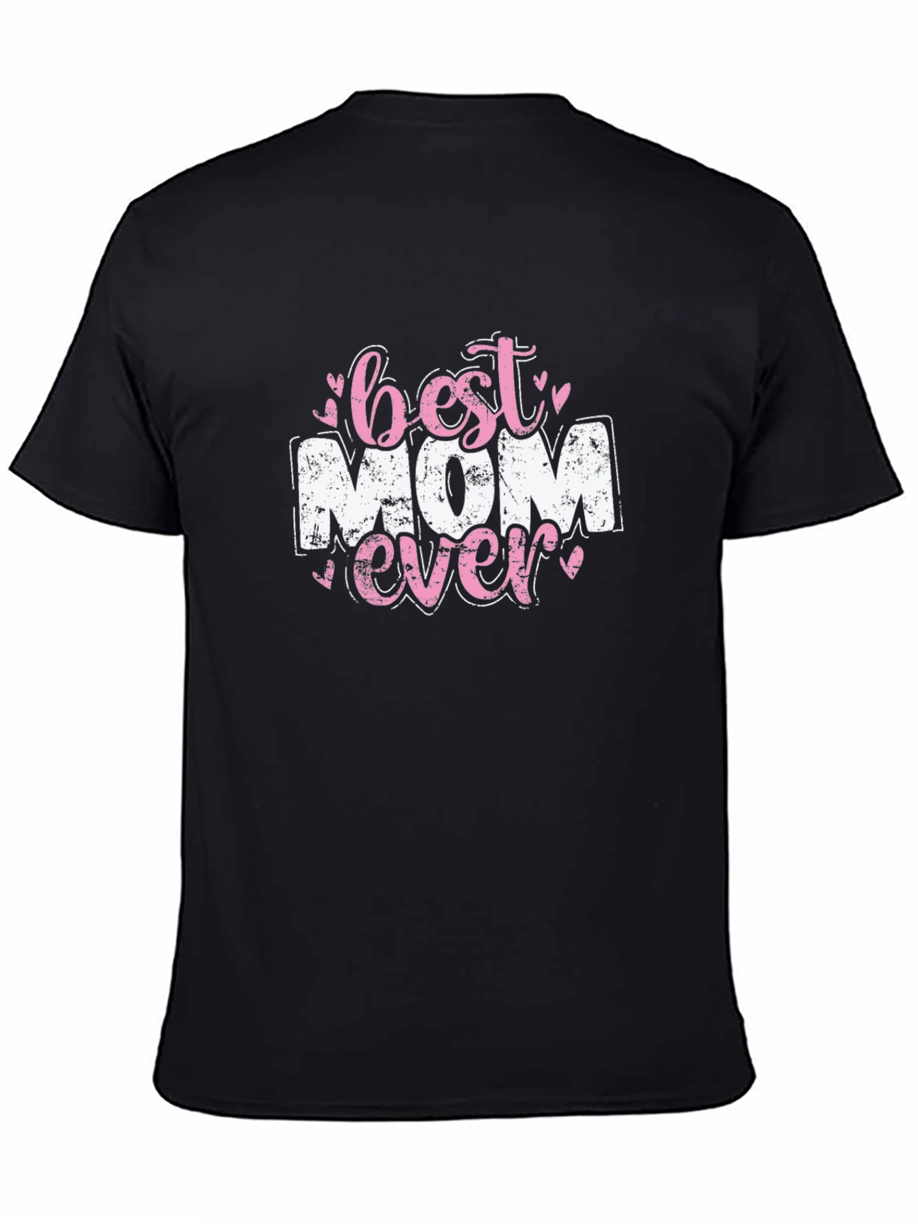 Best Mom Ever Graphic Tee - Black Casual Shirt
