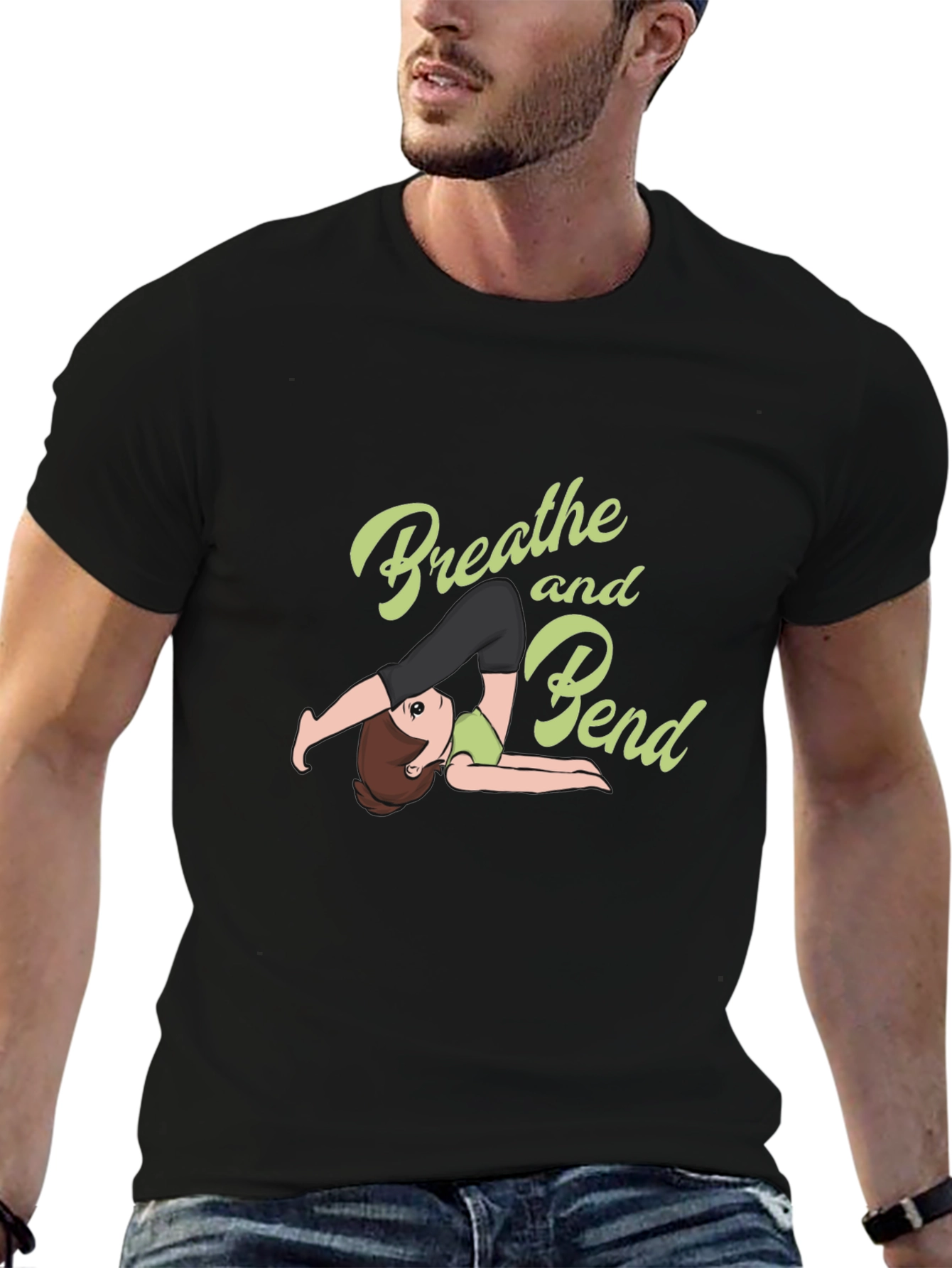 Breathe and Bend Yoga T-Shirt