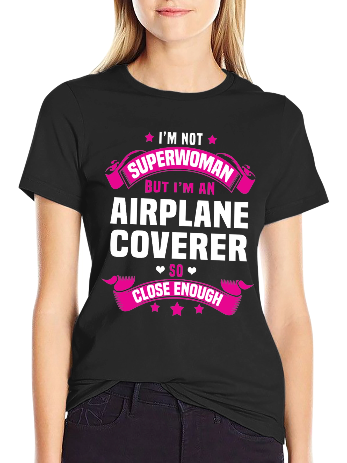 Airplane Coverer T-Shirt - Superwoman Alternative