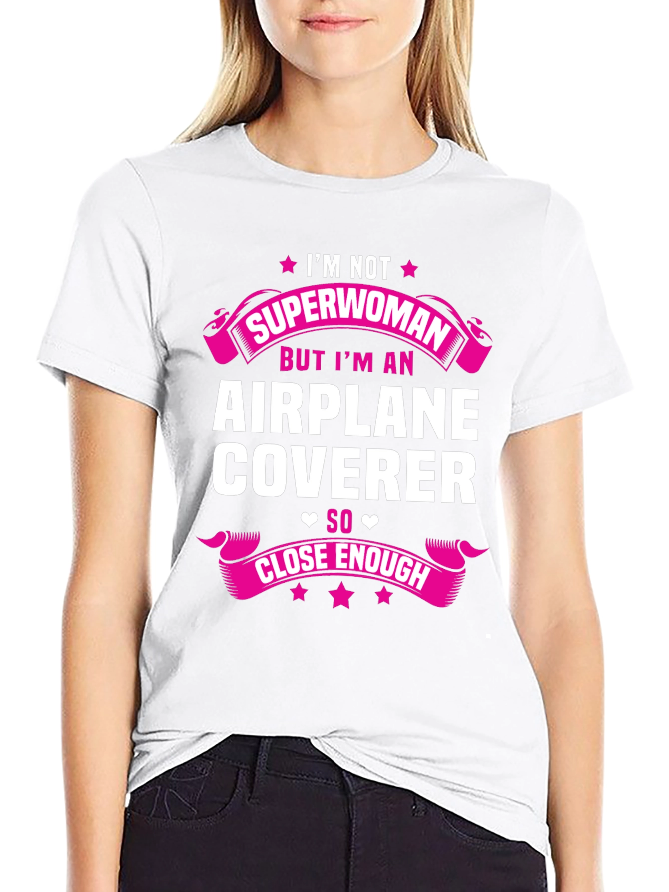 Airplane Coverer T-Shirt - Superwoman Alternative