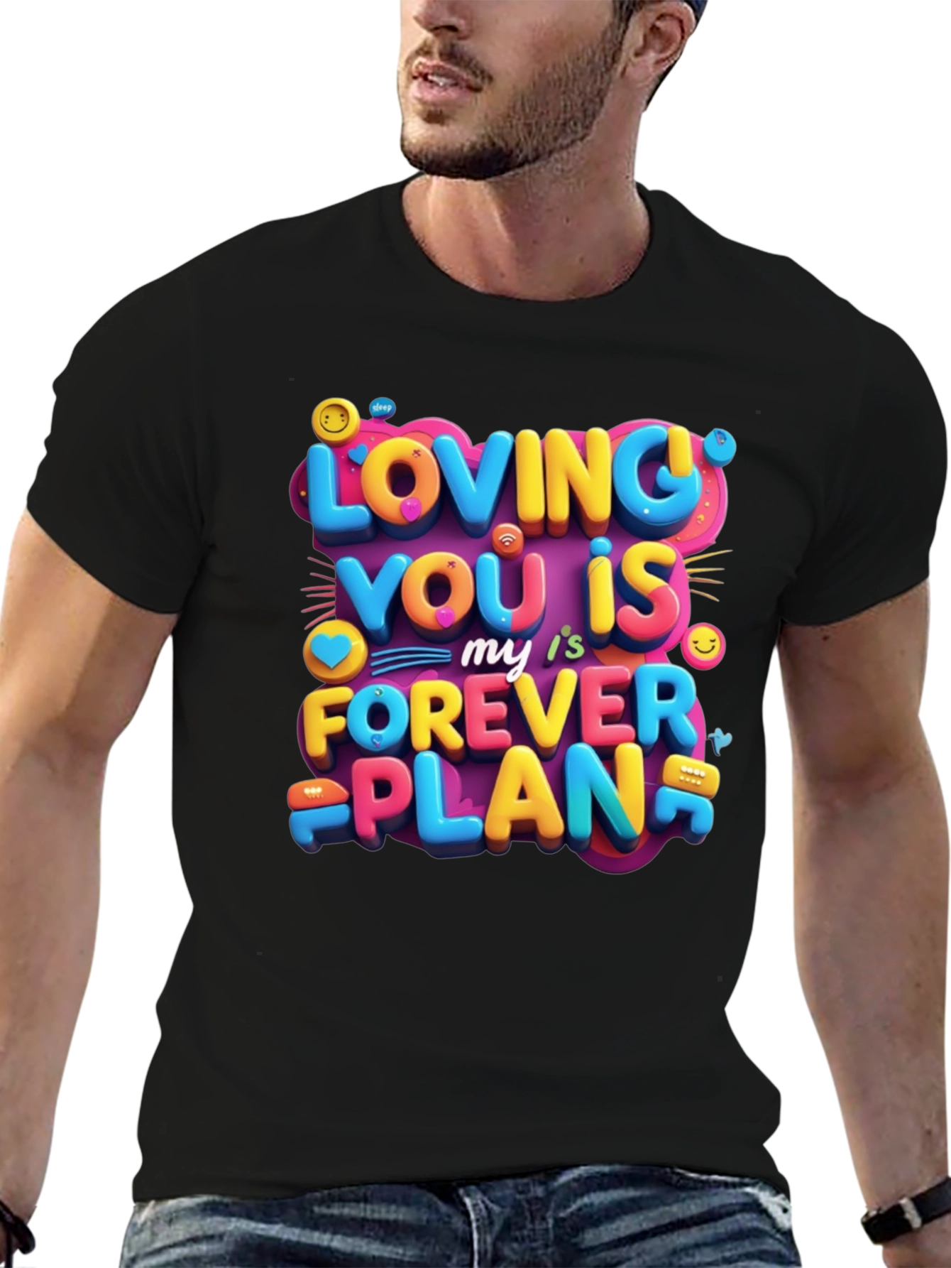 Loving You is My Forever Plan Graphic Tee