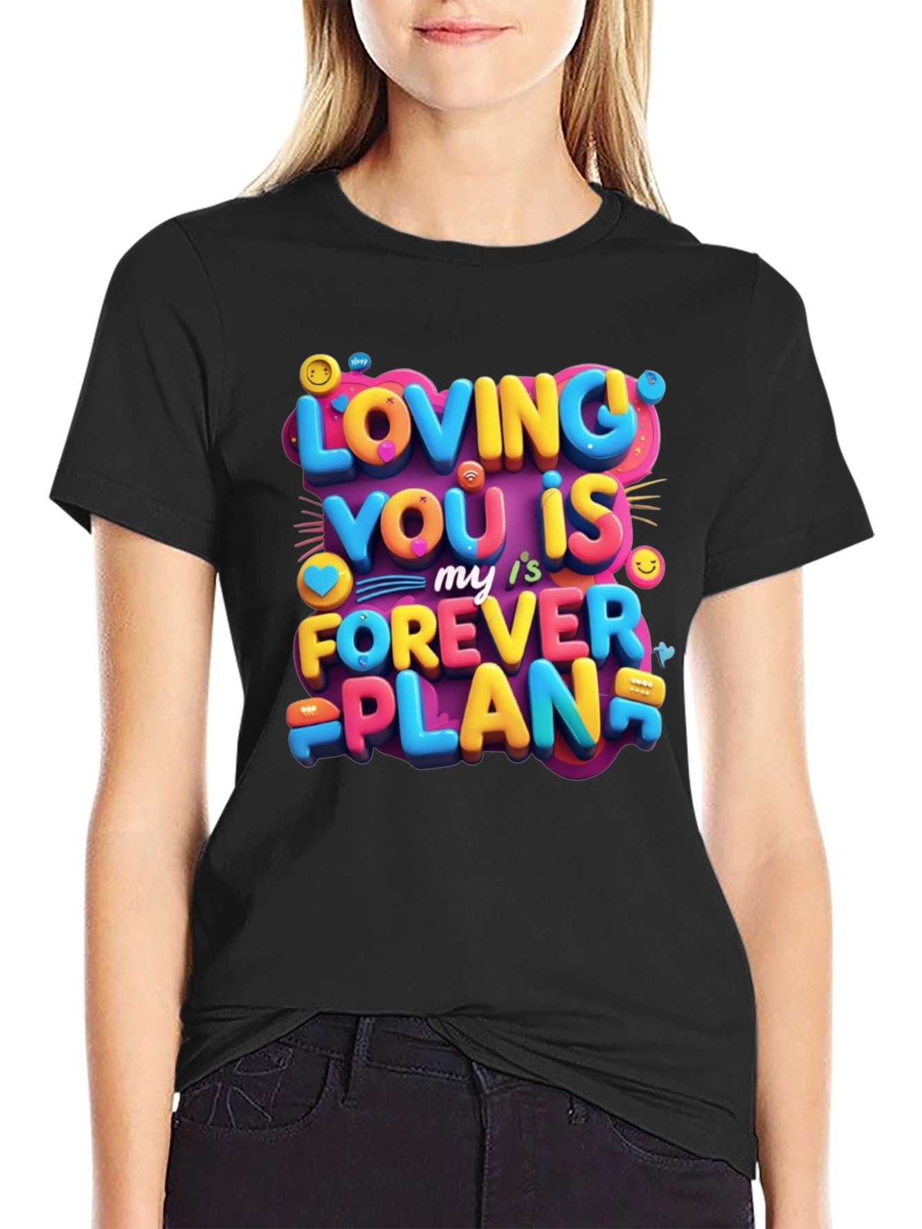 Loving You is My Forever Plan Graphic Tee