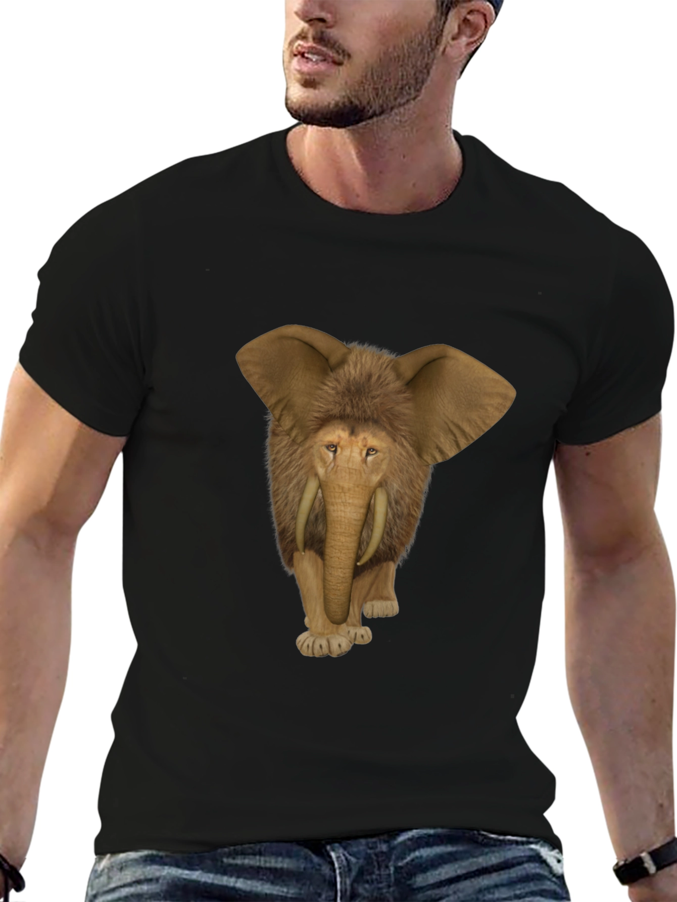 Woolly Mammoth Graphic Tee - Unique Design