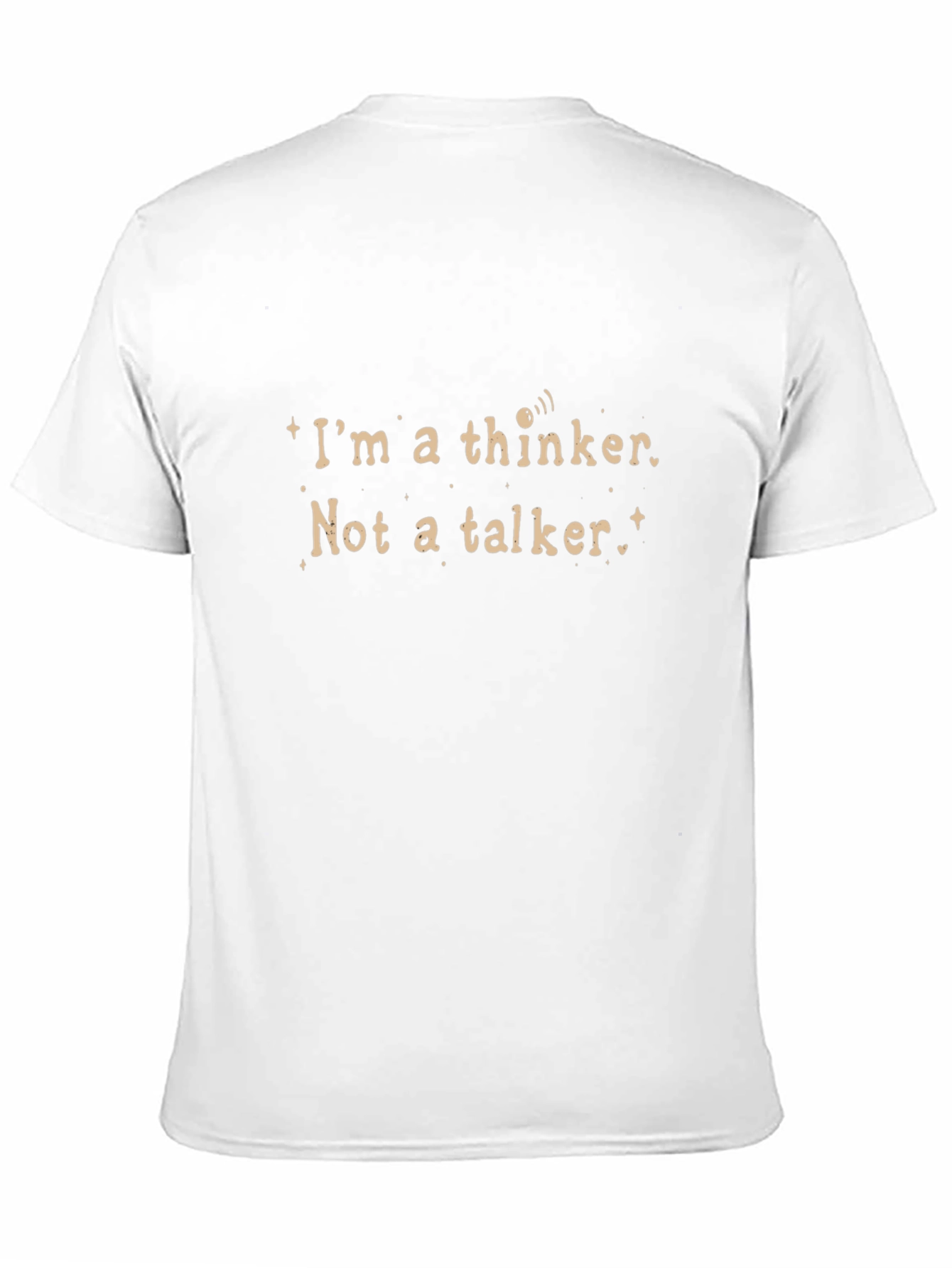 Im A Thinker T-Shirt - Black Crew Neck