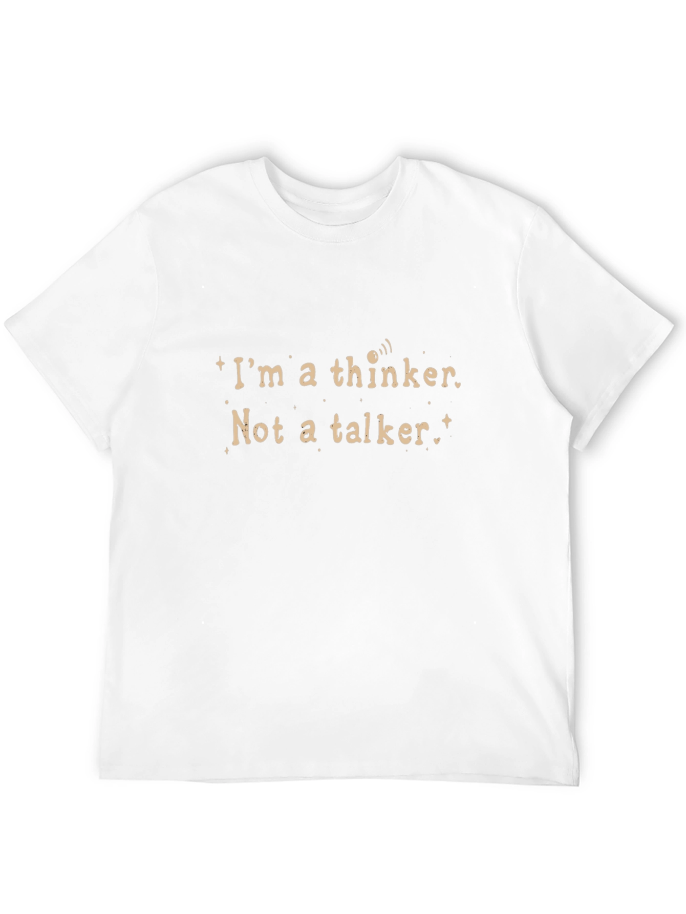 Im A Thinker T-Shirt - Black Crew Neck