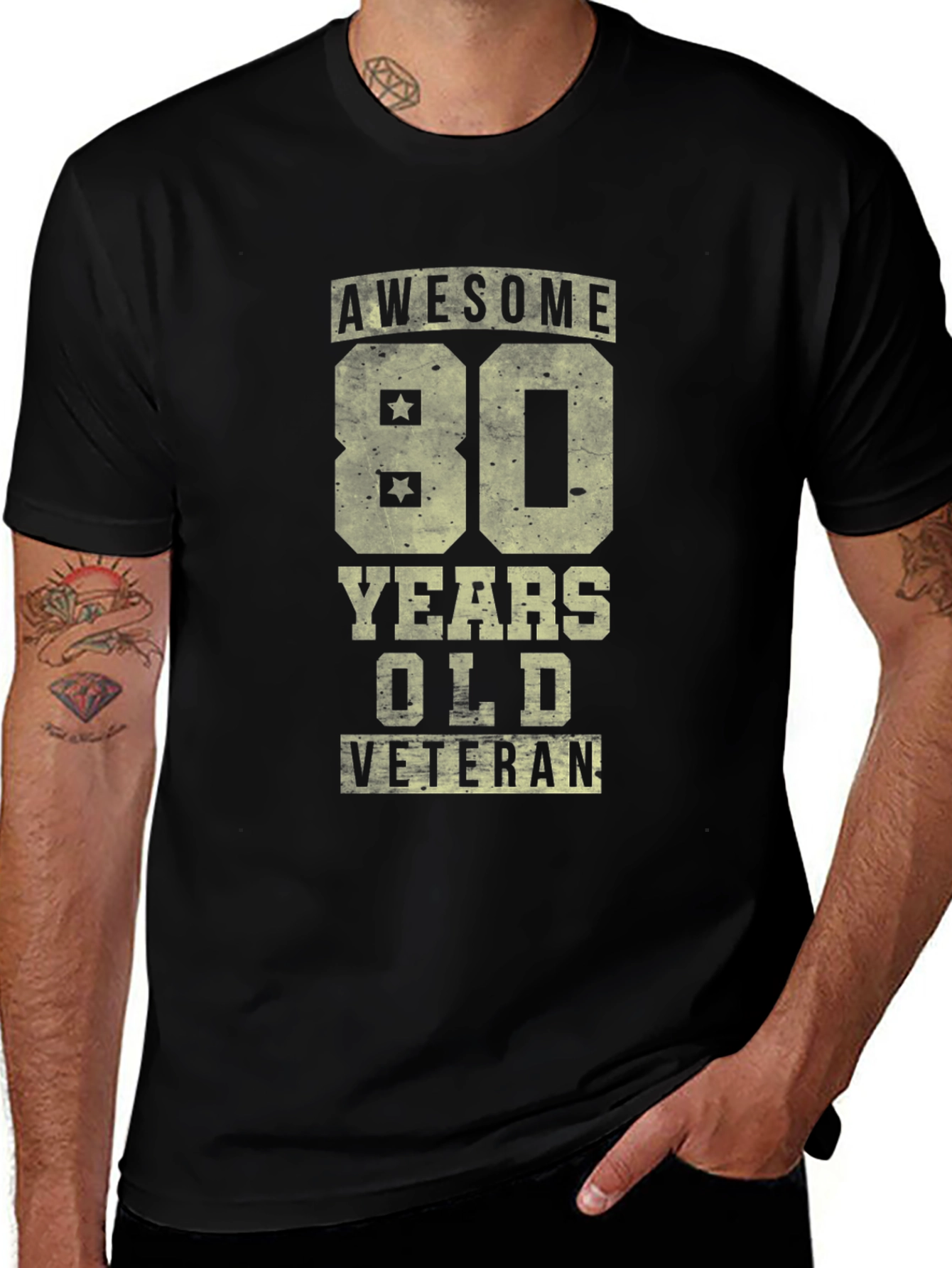 Awesome 80 Years Old Veteran T-Shirt