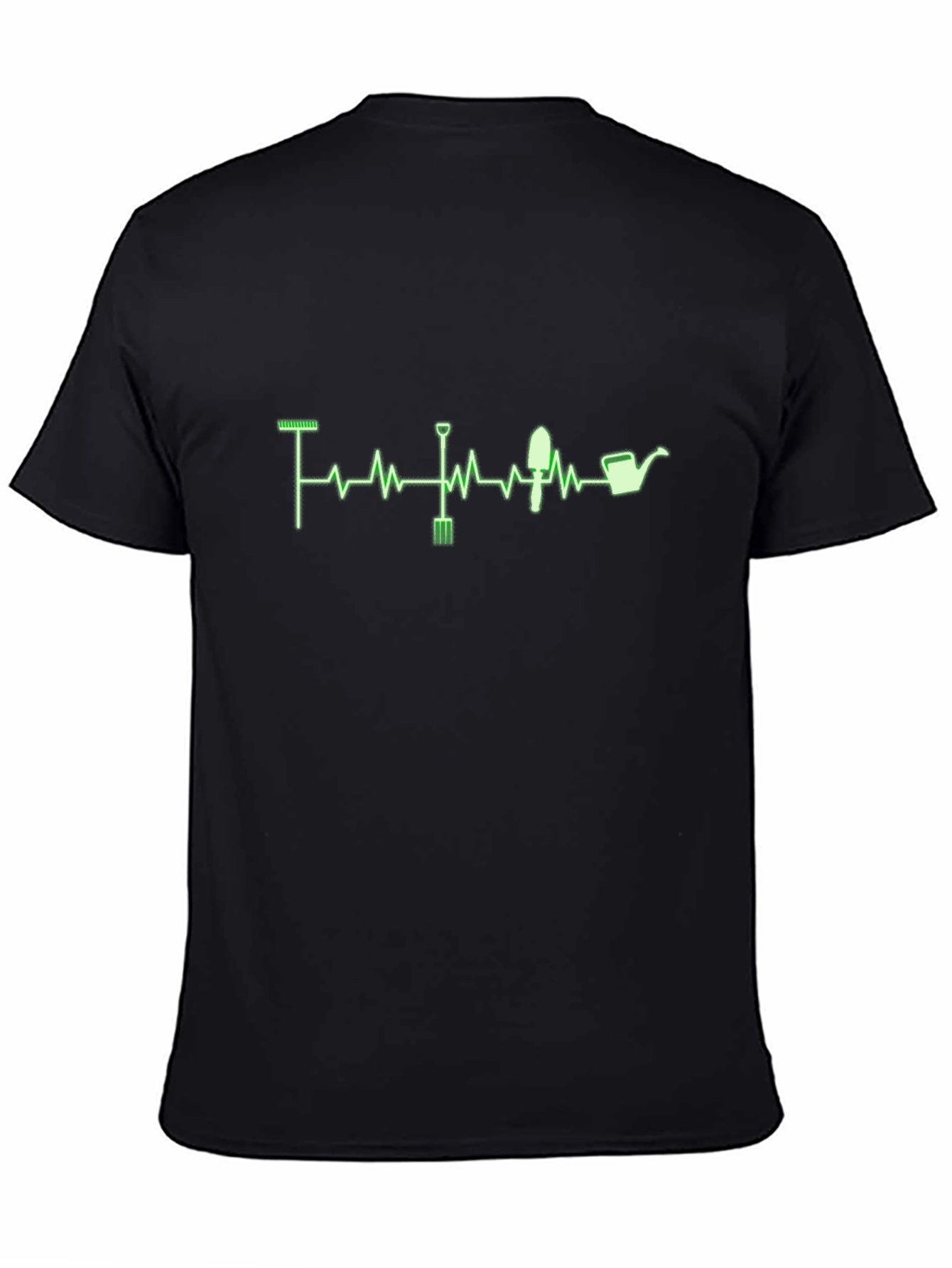 Gardeners Heartbeat T-Shirt - Black