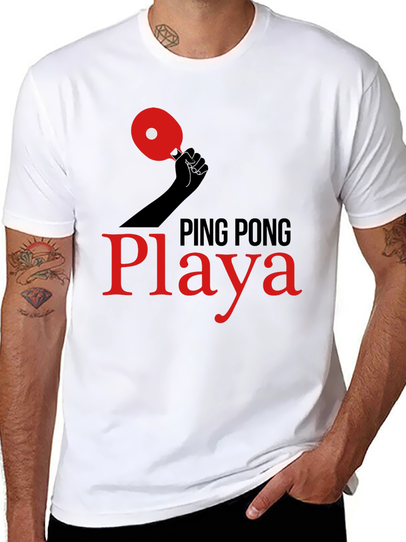 Ping Pong Playa Graphic T-Shirt