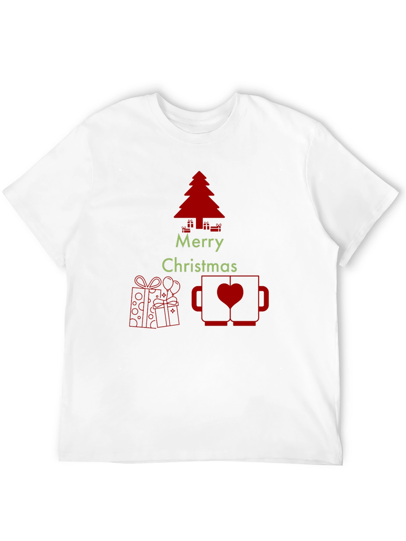 Festive Merry Christmas Graphic Tee