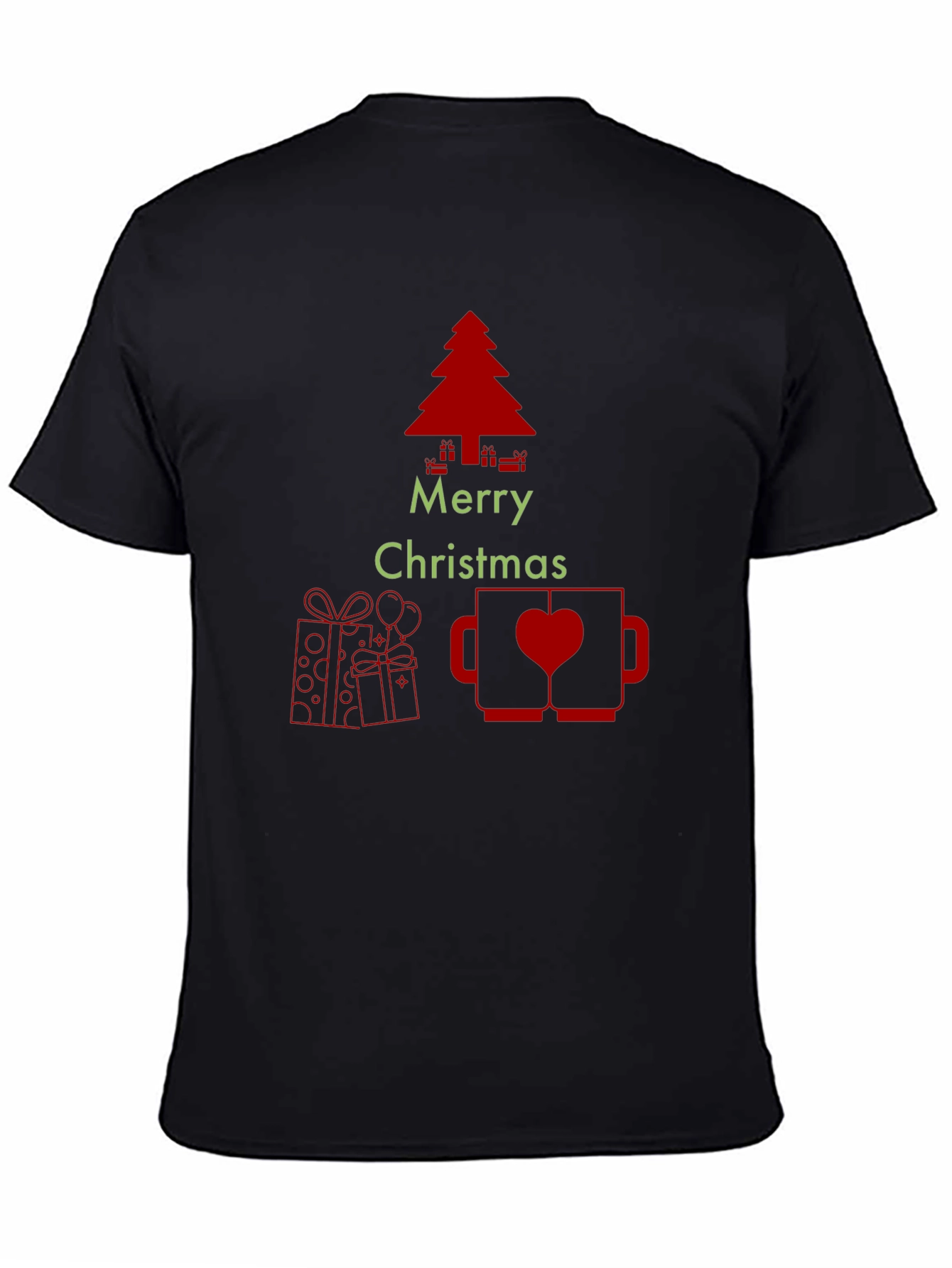 Festive Merry Christmas Graphic Tee