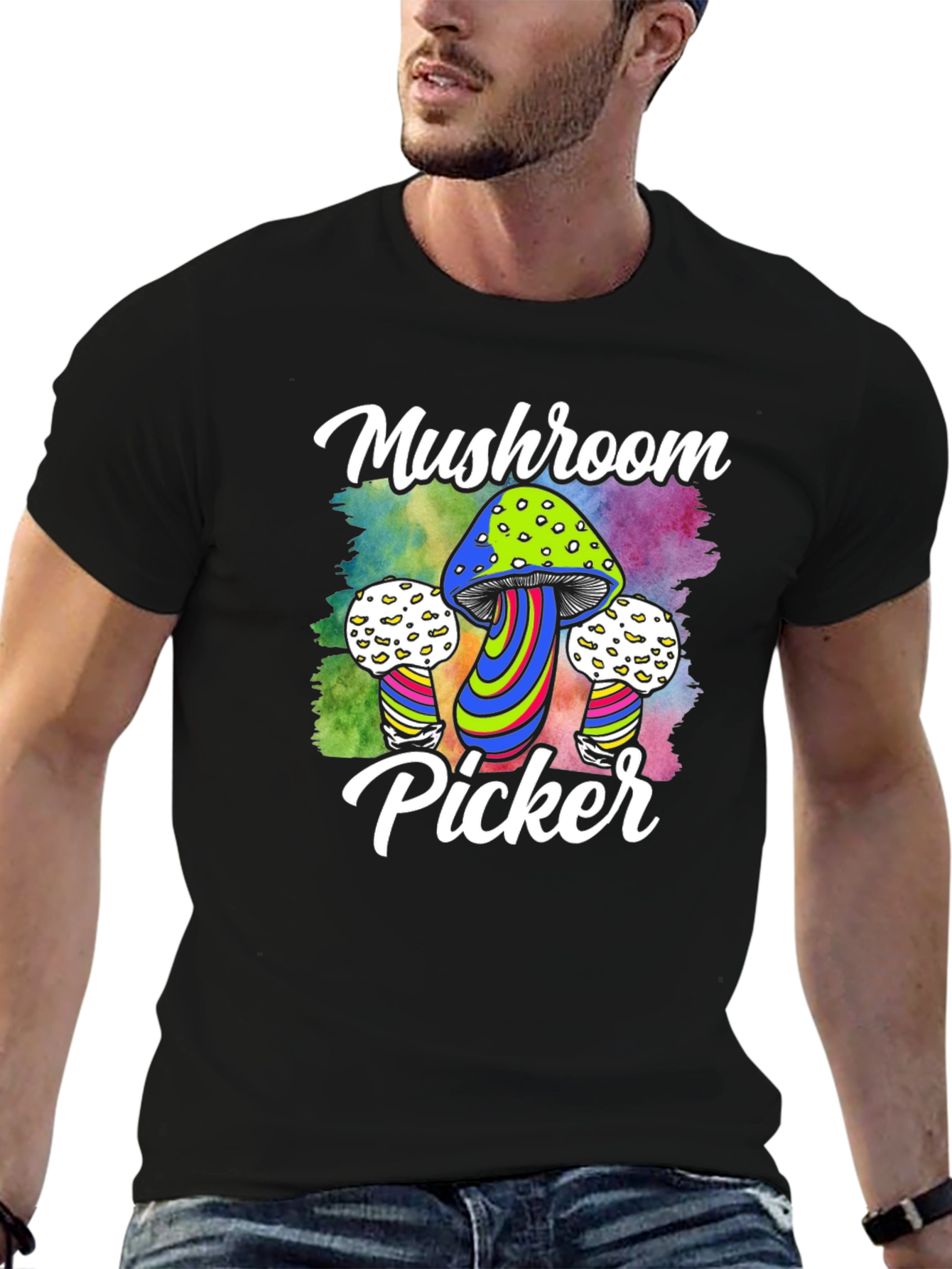 Mushroom Picker T-Shirt Psychedelic Tee