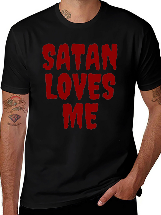 Satan Loves Me Graphic T-Shirt