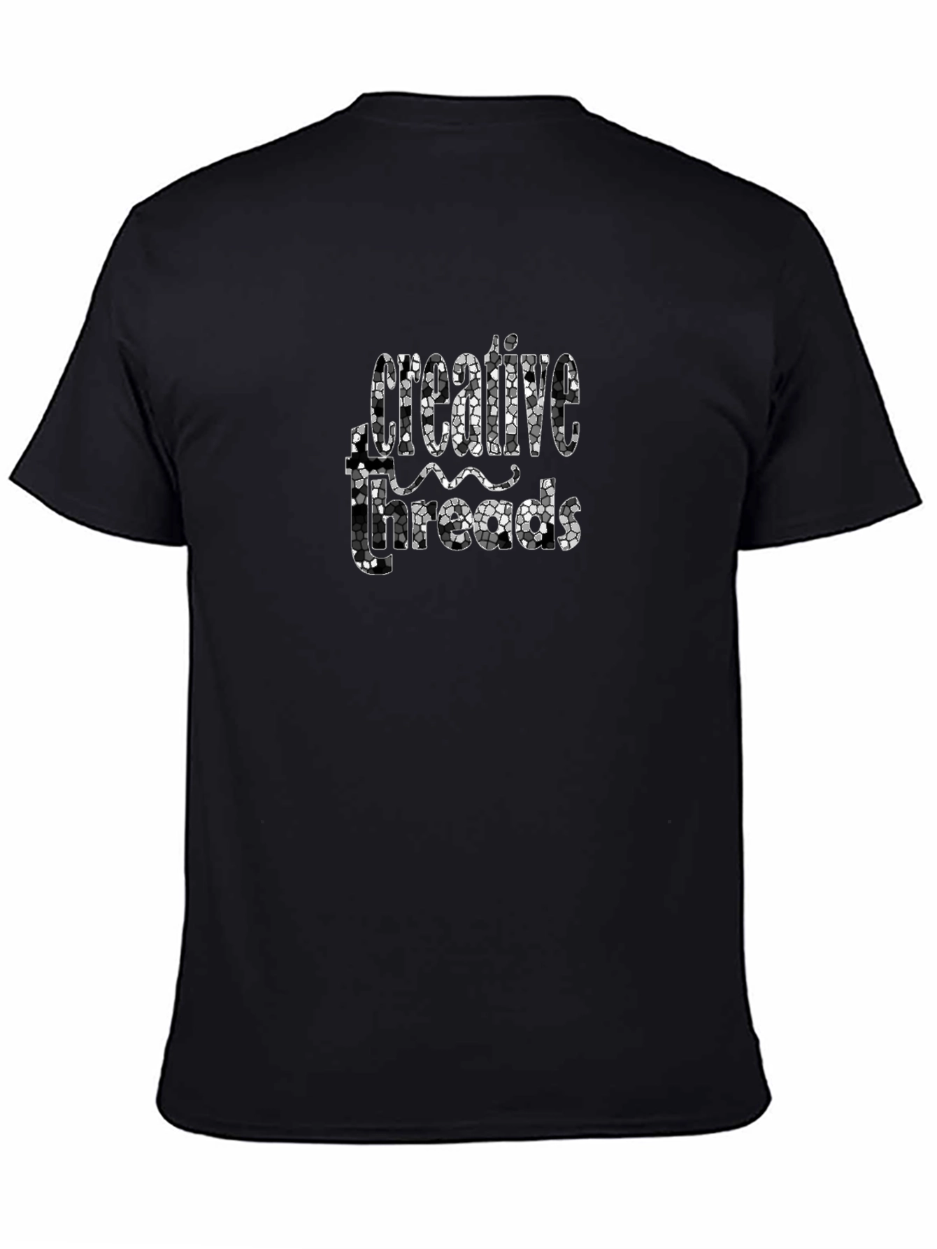 Creative Threads Black Graphic Tee