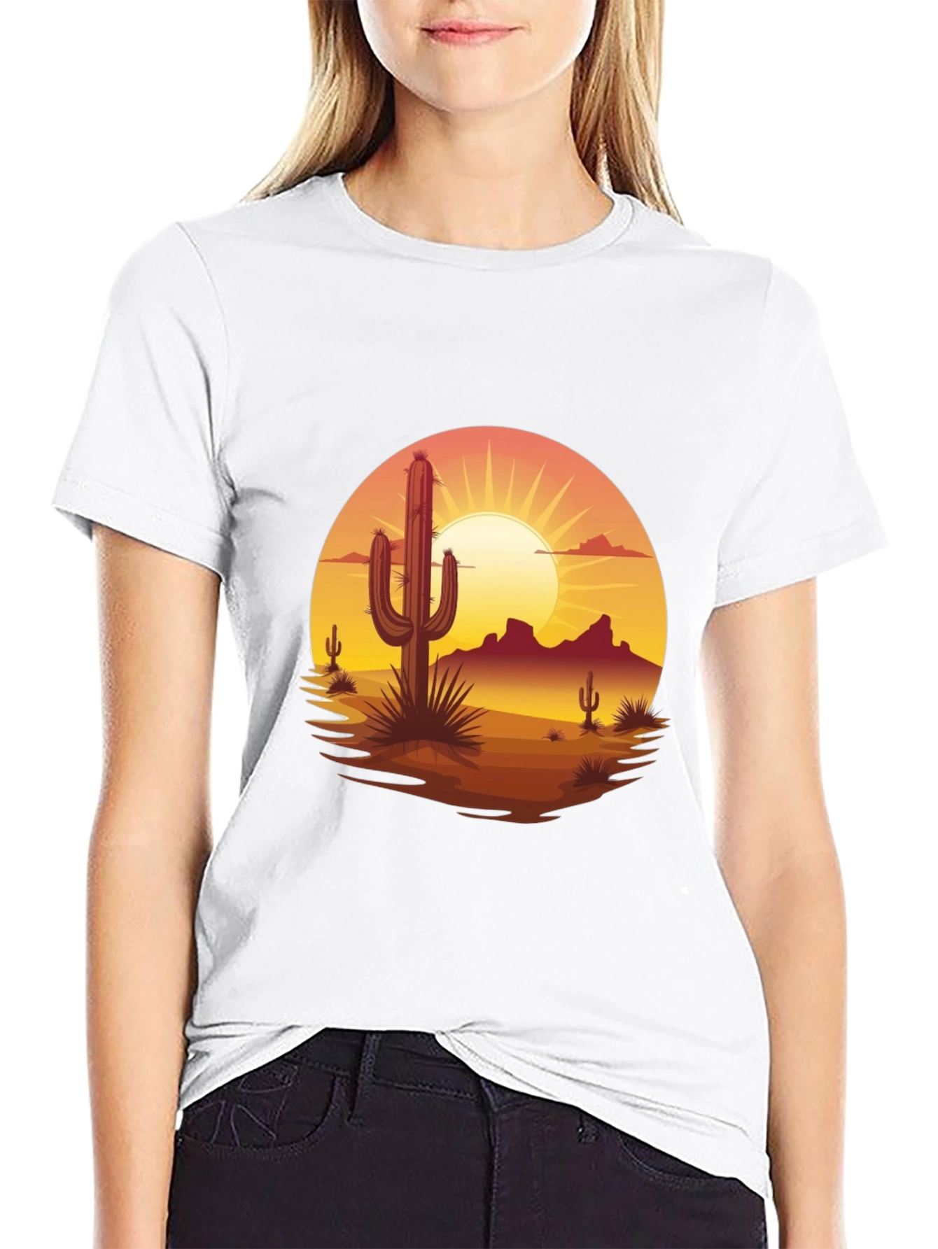 Desert Cactus Graphic Tee