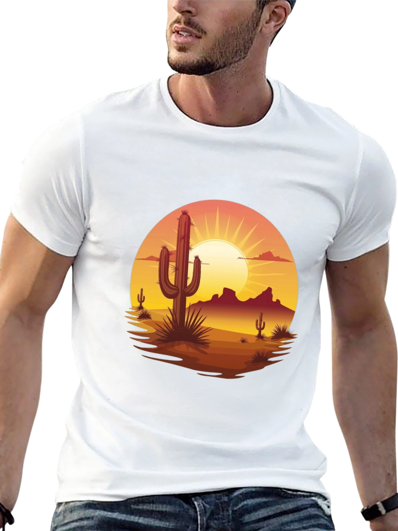Desert Cactus Graphic Tee