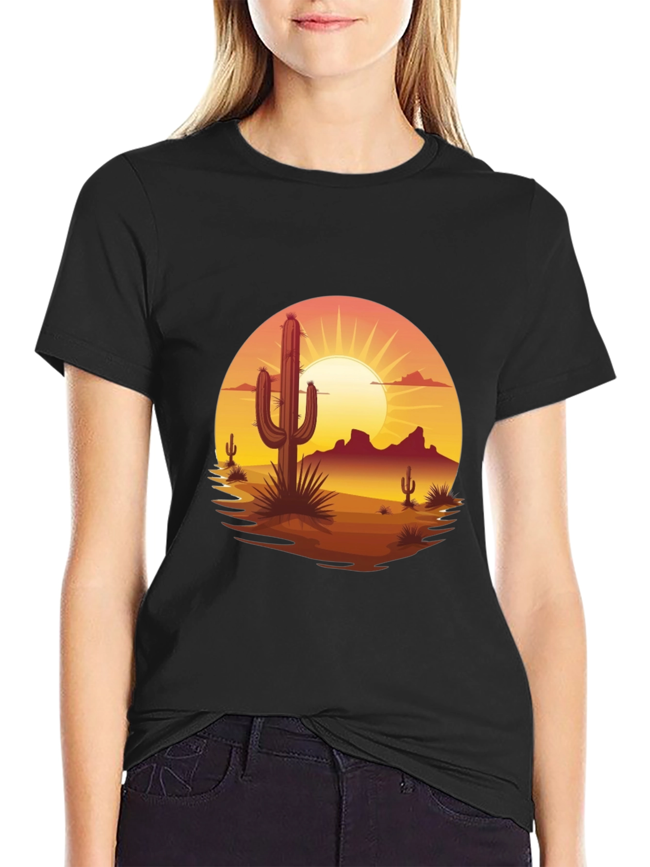 Desert Cactus Graphic Tee