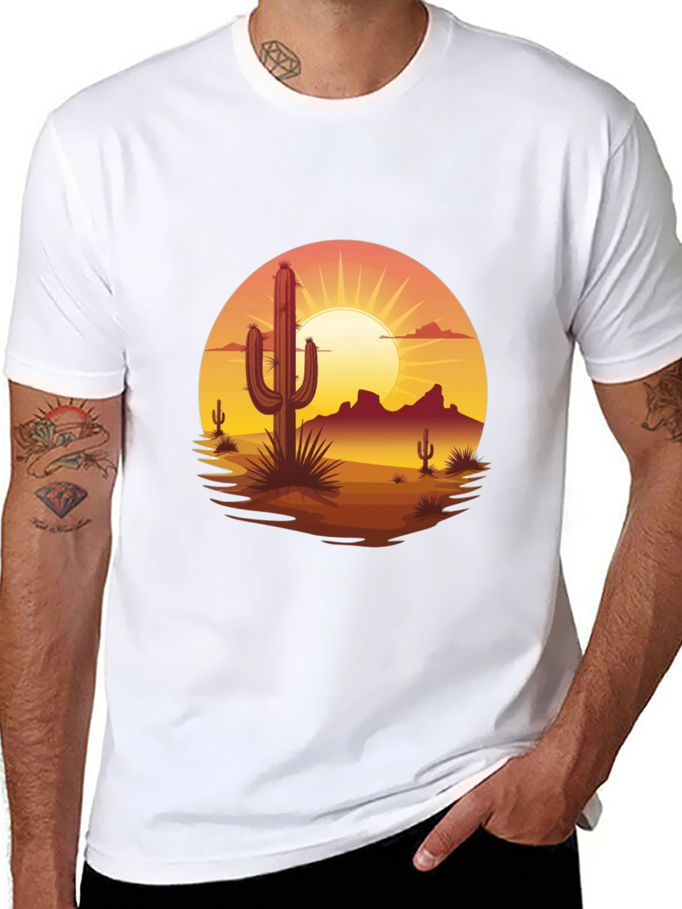 Desert Cactus Graphic Tee