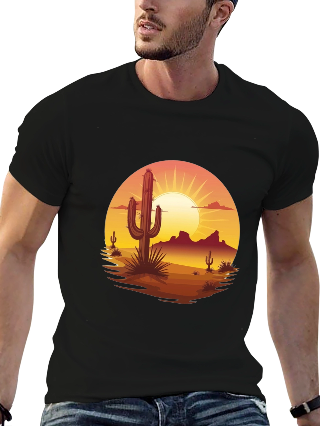 Desert Cactus Graphic Tee