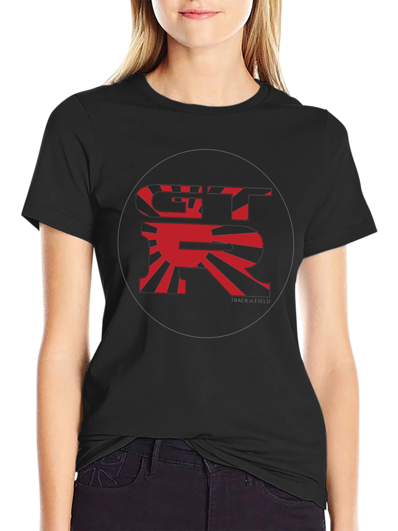 GTR Rising Sun Graphic Tee - Mens Black T-Shirt