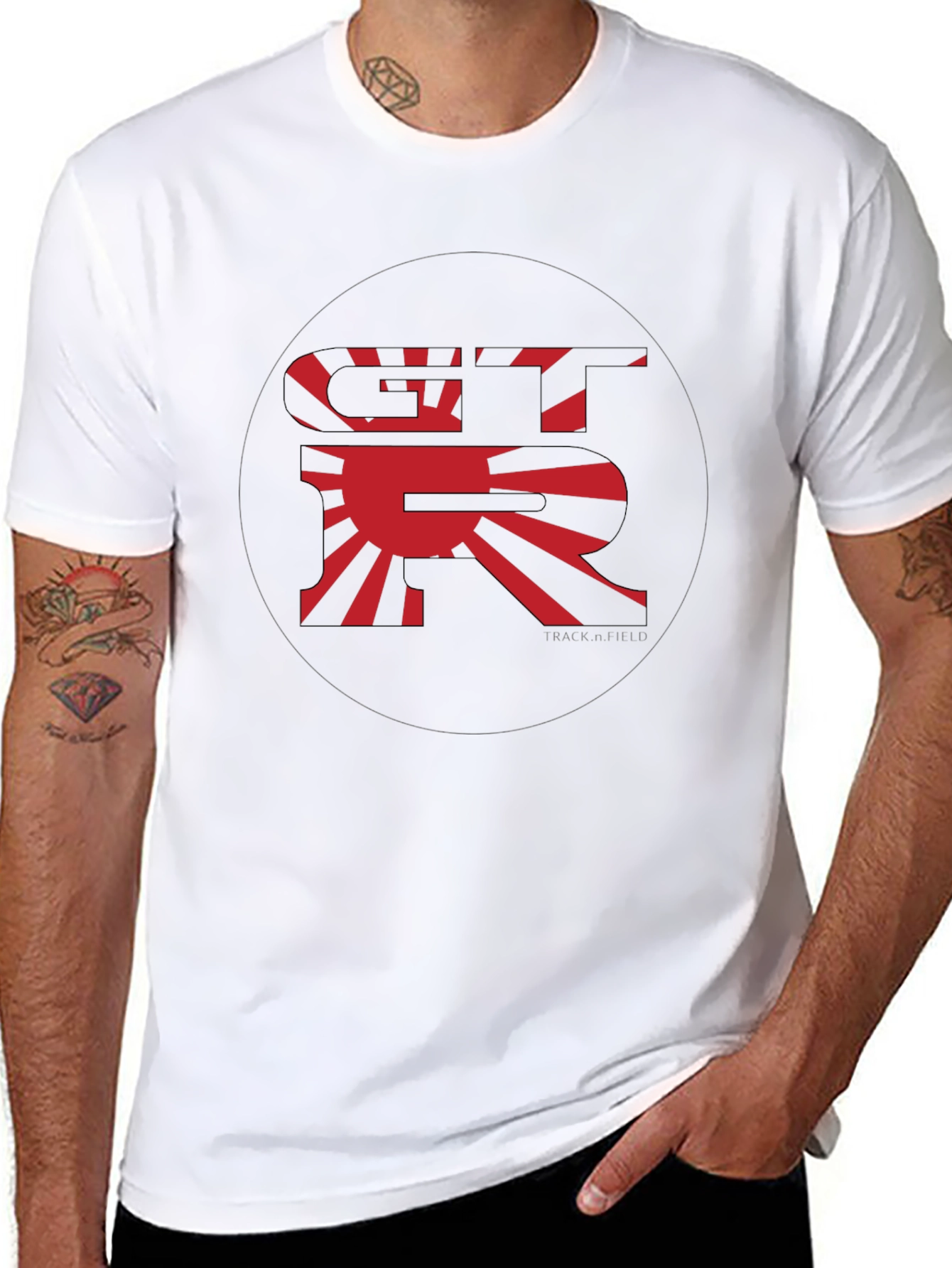 GTR Rising Sun Graphic Tee - Mens Black T-Shirt