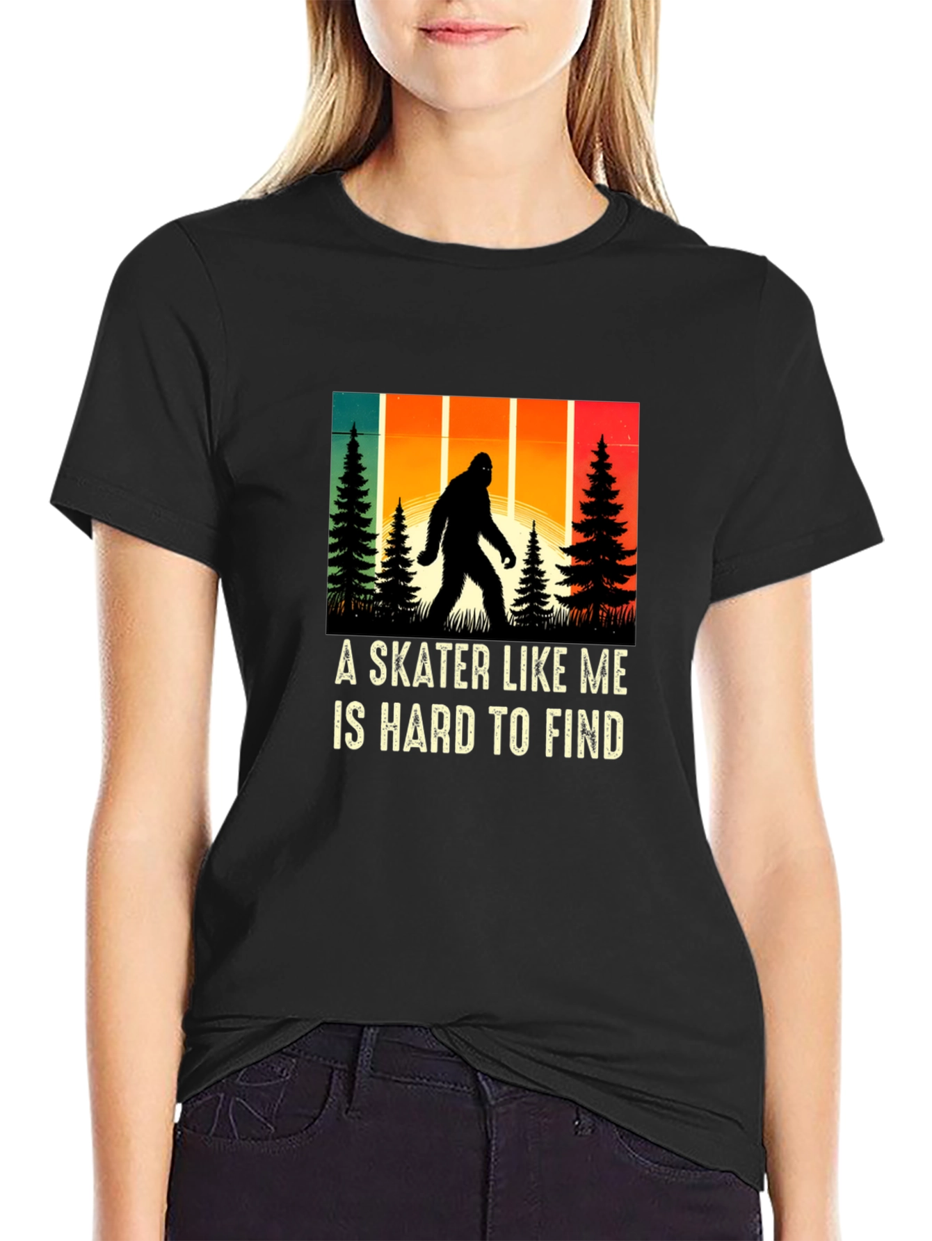 Bigfoot Skater Graphic Tee - Hard to Find