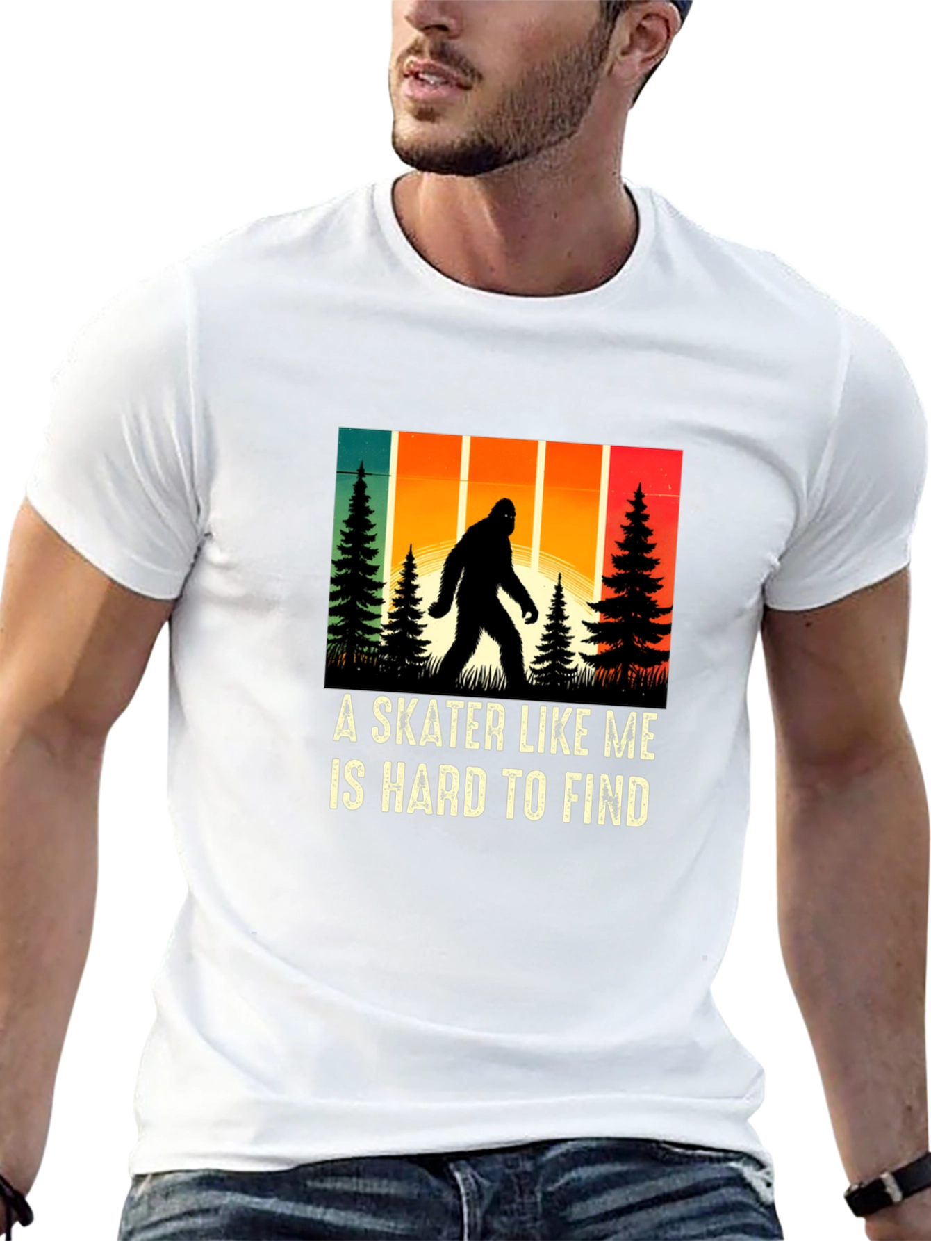 Bigfoot Skater Graphic Tee - Hard to Find