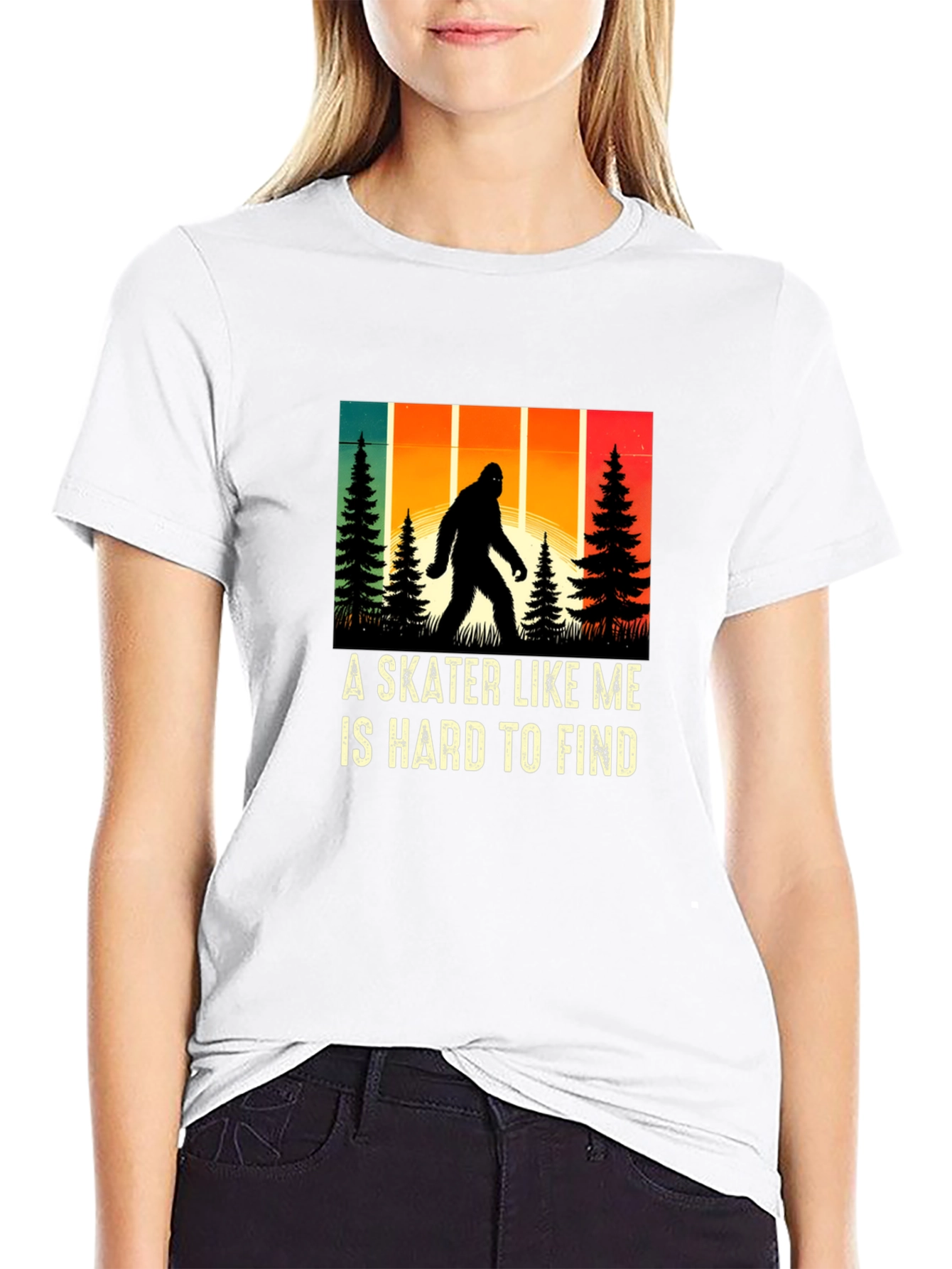 Bigfoot Skater Graphic Tee - Hard to Find