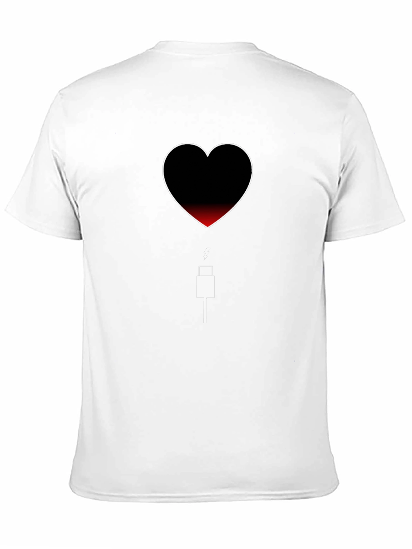 Heart Battery T-Shirt - Low Charge Love Needed