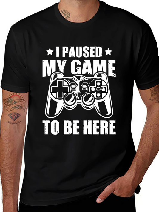 Gamer Tee: I Paused My Game T-Shirt