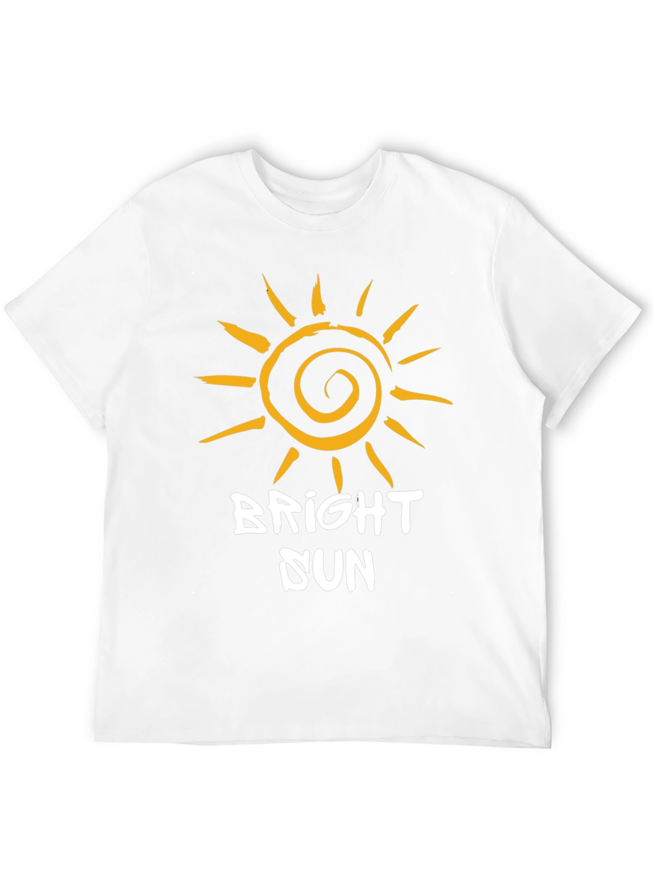 Bright Sun Graphic T-Shirt - Black Cotton Tee