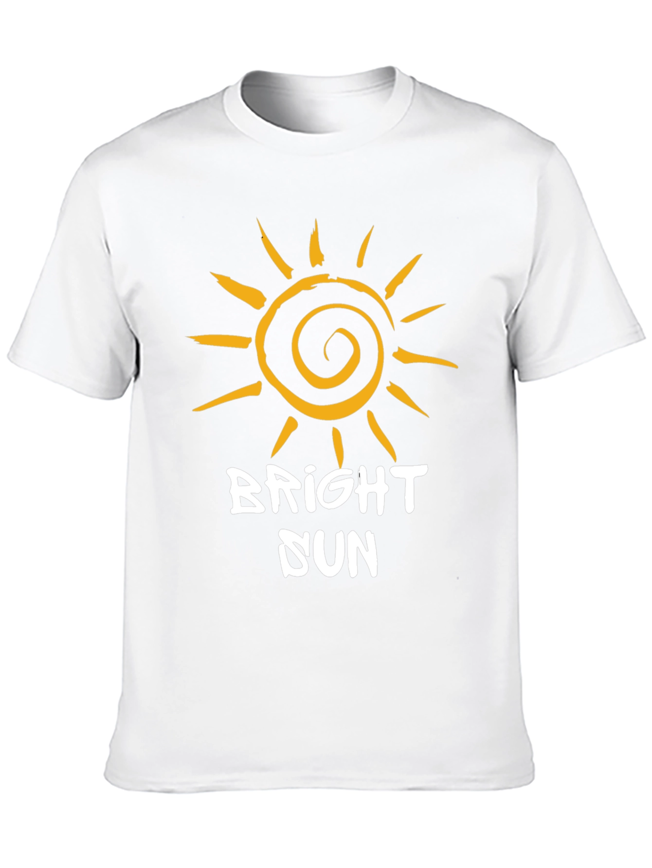 Bright Sun Graphic T-Shirt - Black Cotton Tee