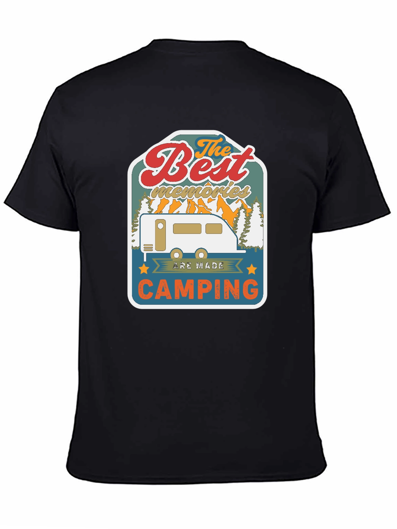 Best Memories Camping Graphic T-Shirt