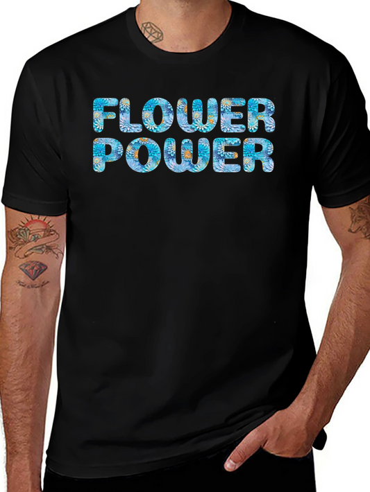 Flower Power Graphic Tee - Relaxed Fit