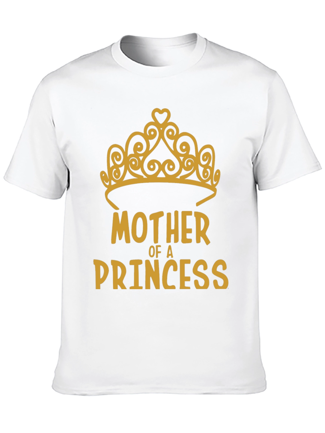 Mother of a Princess Tee - Gold Design