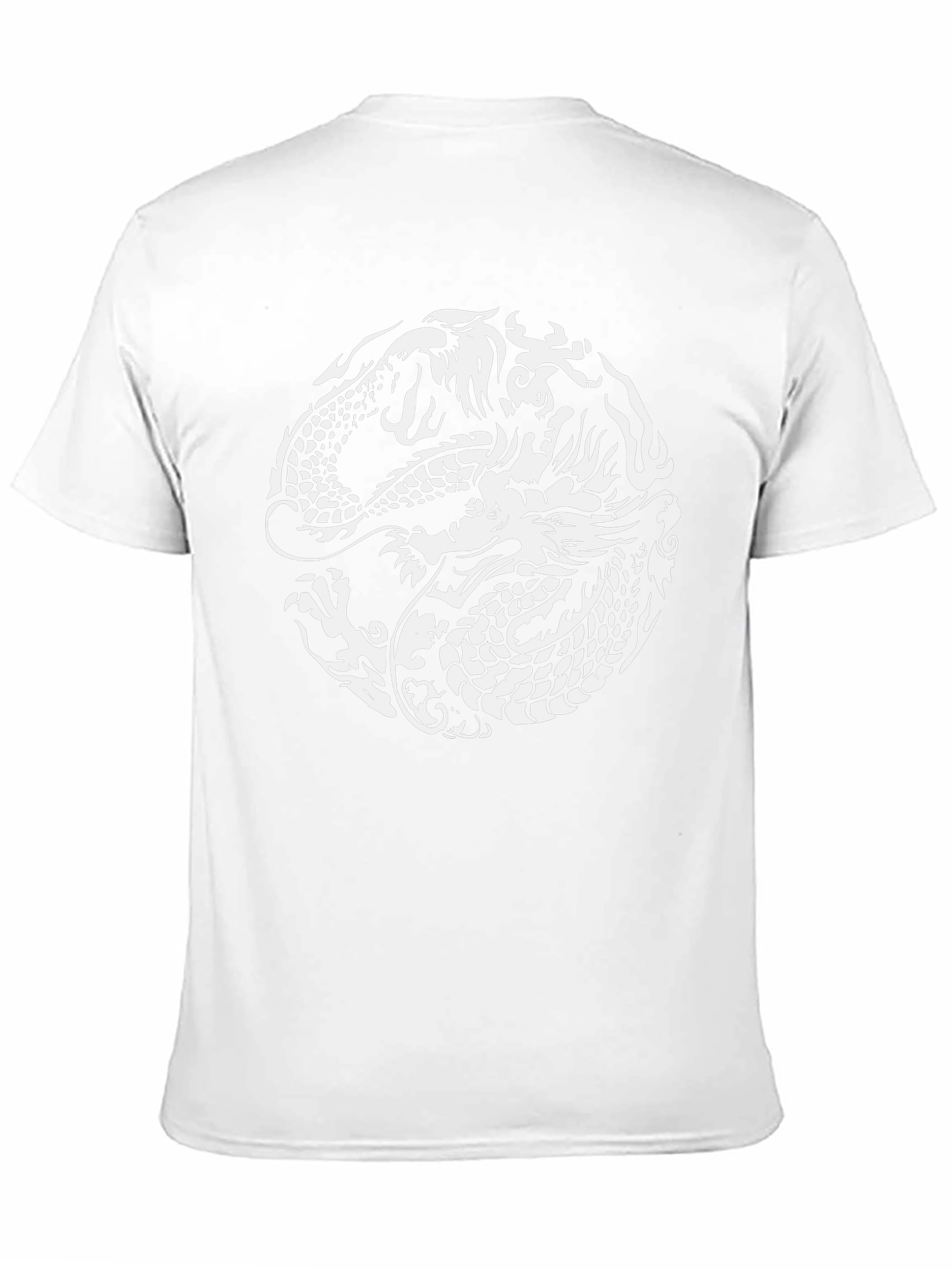 Dragon Circle Graphic Tee - Black