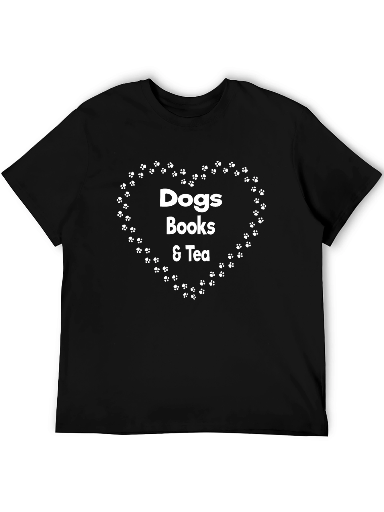 Dogs Books & Tea Graphic Tee