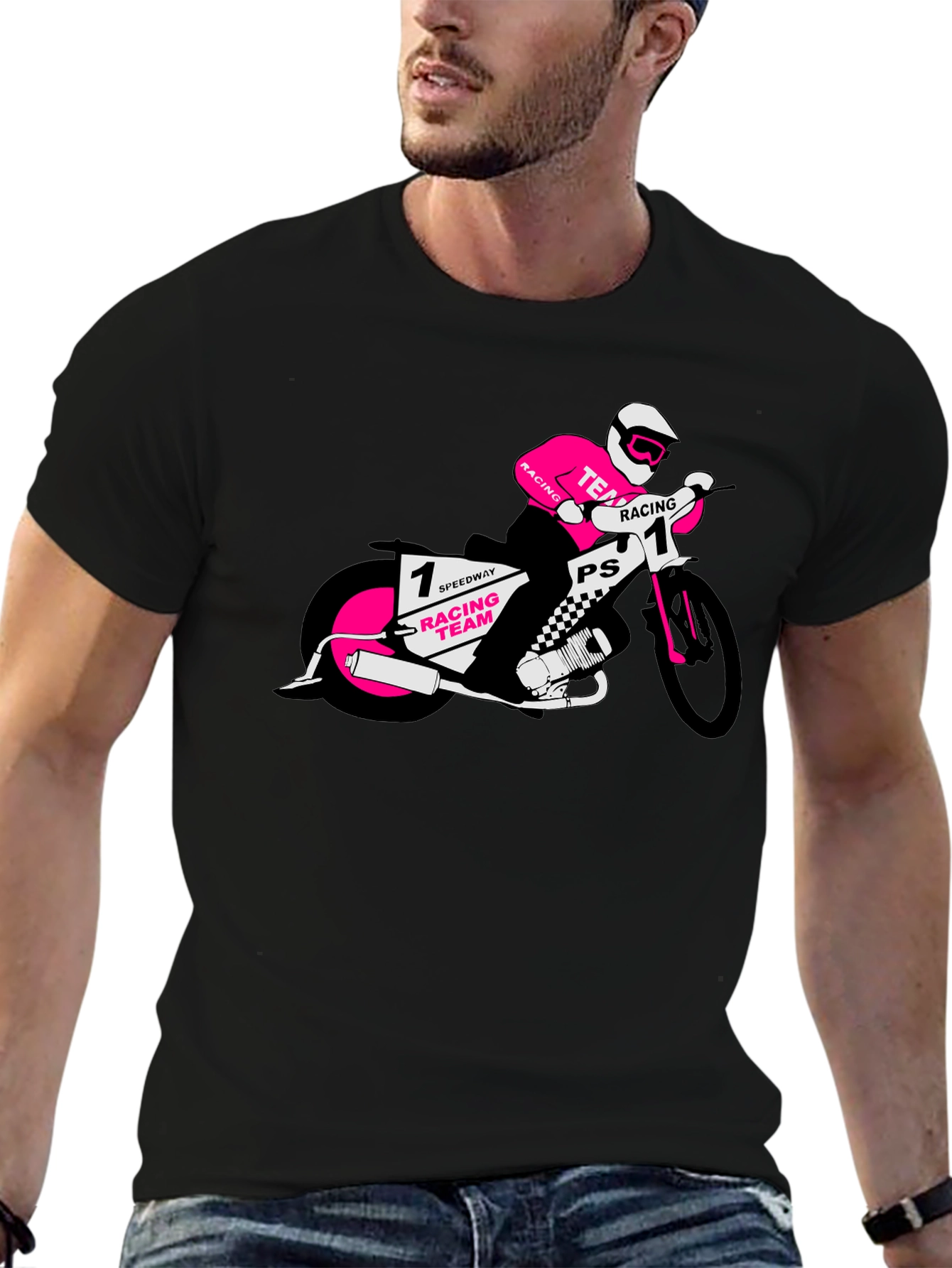 Speedway Racing Team T-Shirt - Black