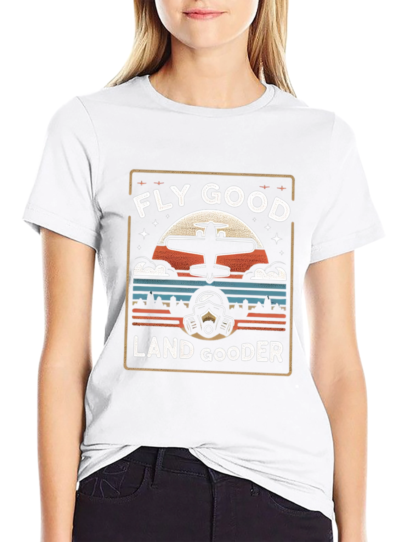 Fly Good Land Gooder Pilot T-Shirt