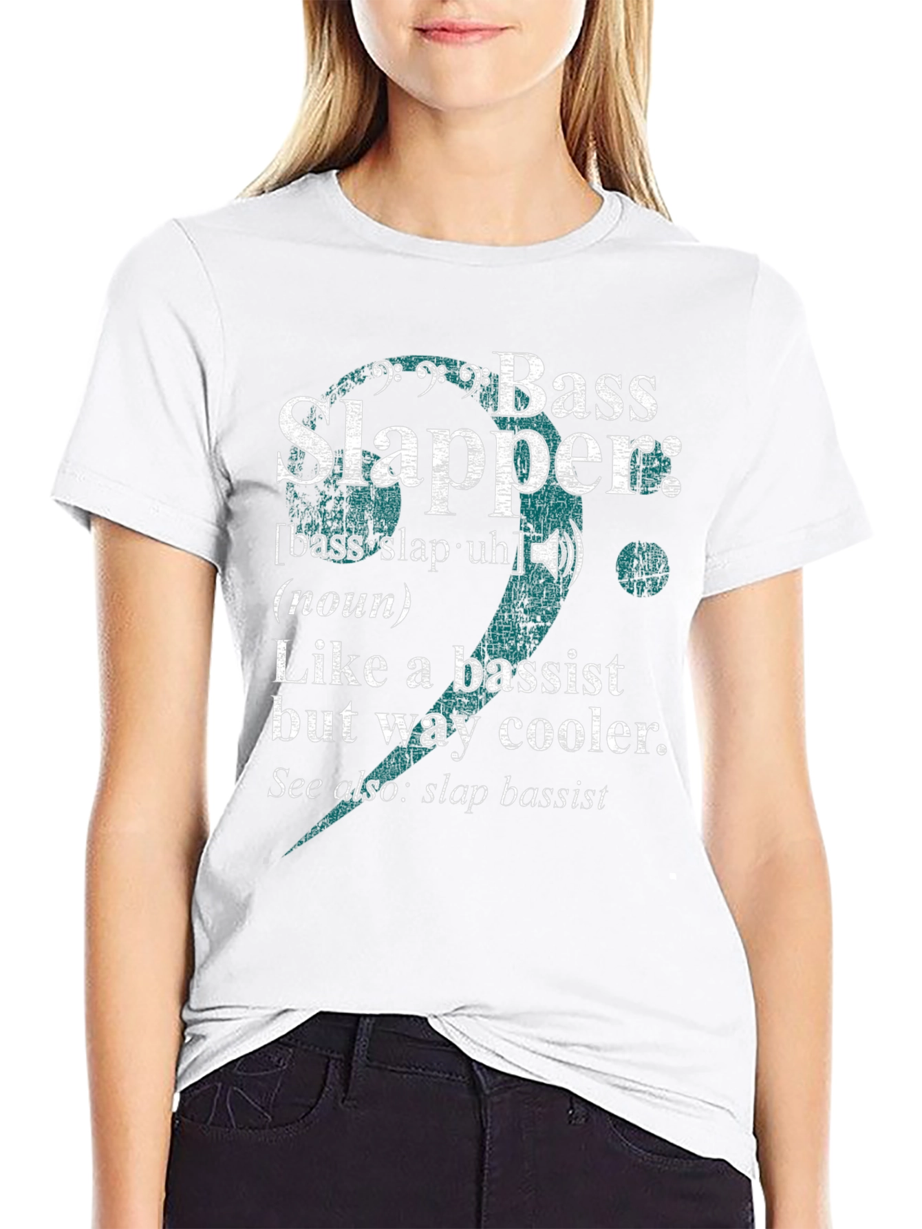 Bass Slapper T-Shirt - Musician Humor Tee