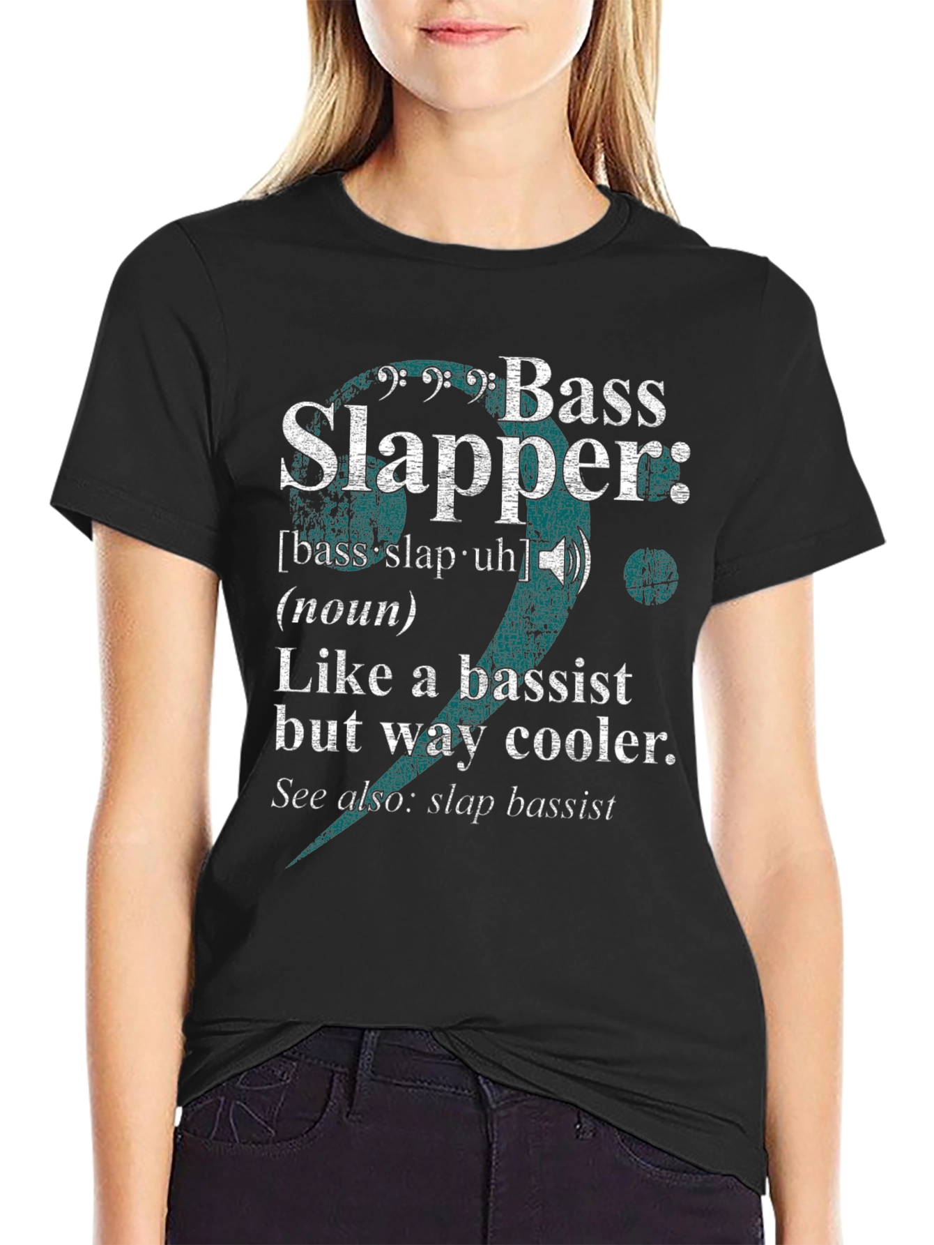 Bass Slapper T-Shirt - Musician Humor Tee